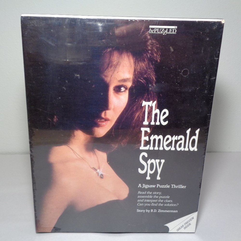 THE EMERALD SPY New Jigsaw Puzzle Thriller